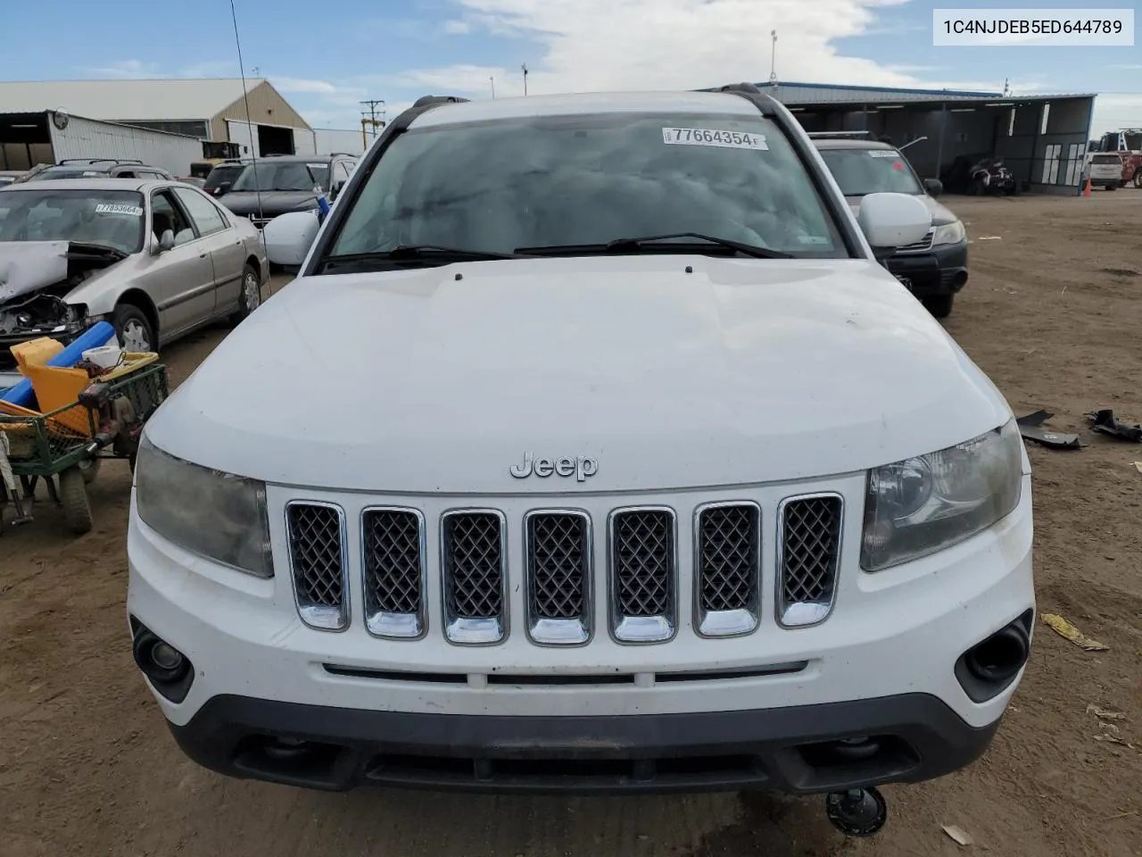 2014 Jeep Compass Latitude VIN: 1C4NJDEB5ED644789 Lot: 77664354