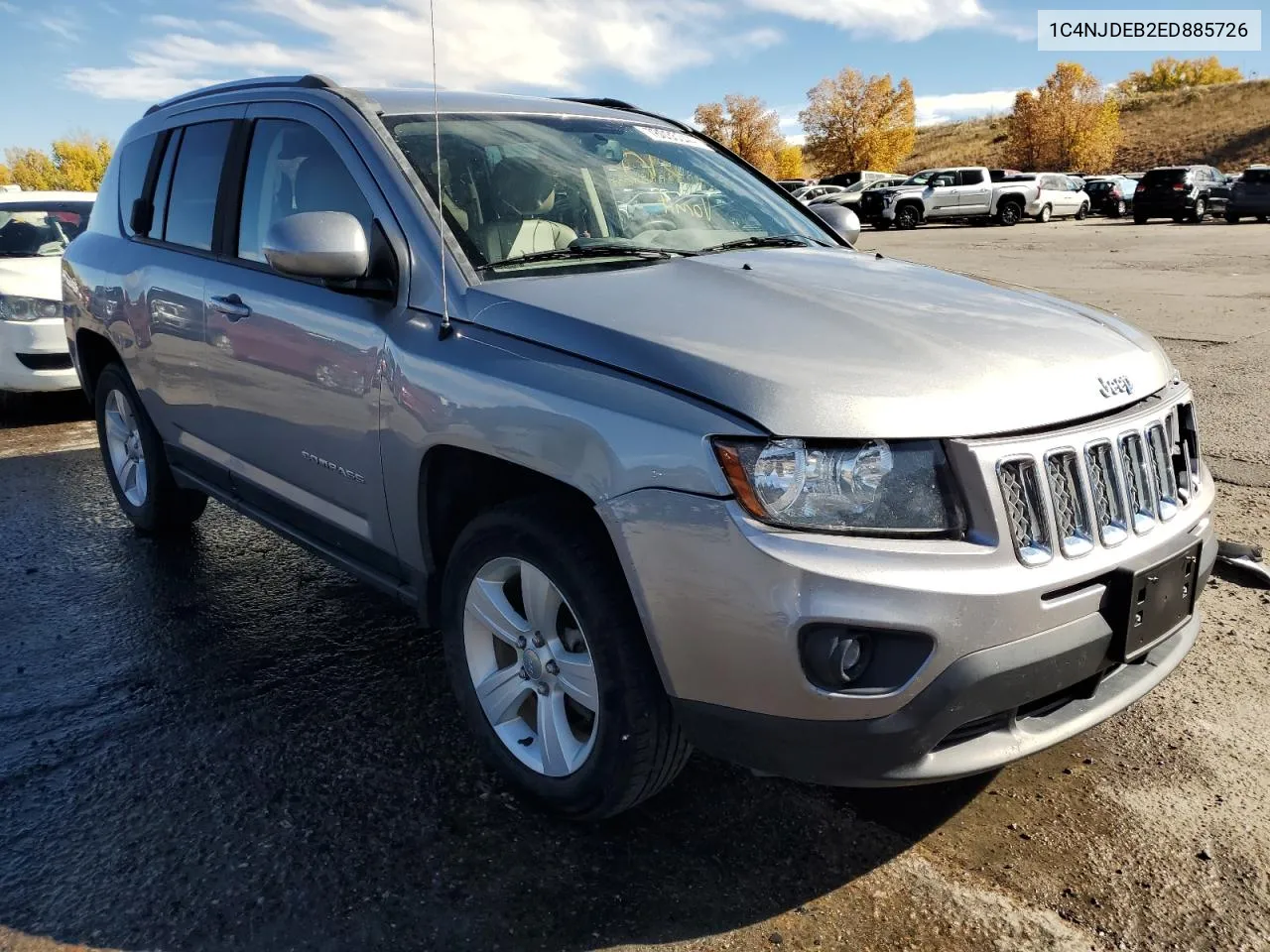 2014 Jeep Compass Latitude VIN: 1C4NJDEB2ED885726 Lot: 78035344