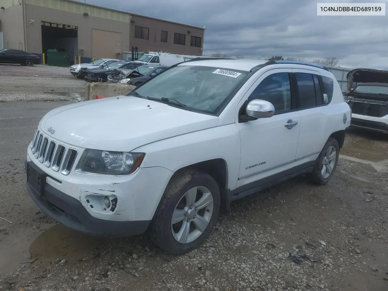 2014 Jeep Compass Sport VIN: 1C4NJDBB4ED689159 Lot: 78600904