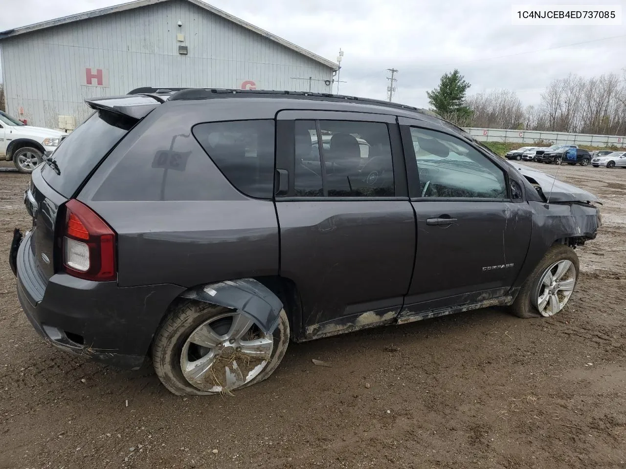 2014 Jeep Compass Latitude VIN: 1C4NJCEB4ED737085 Lot: 78632684