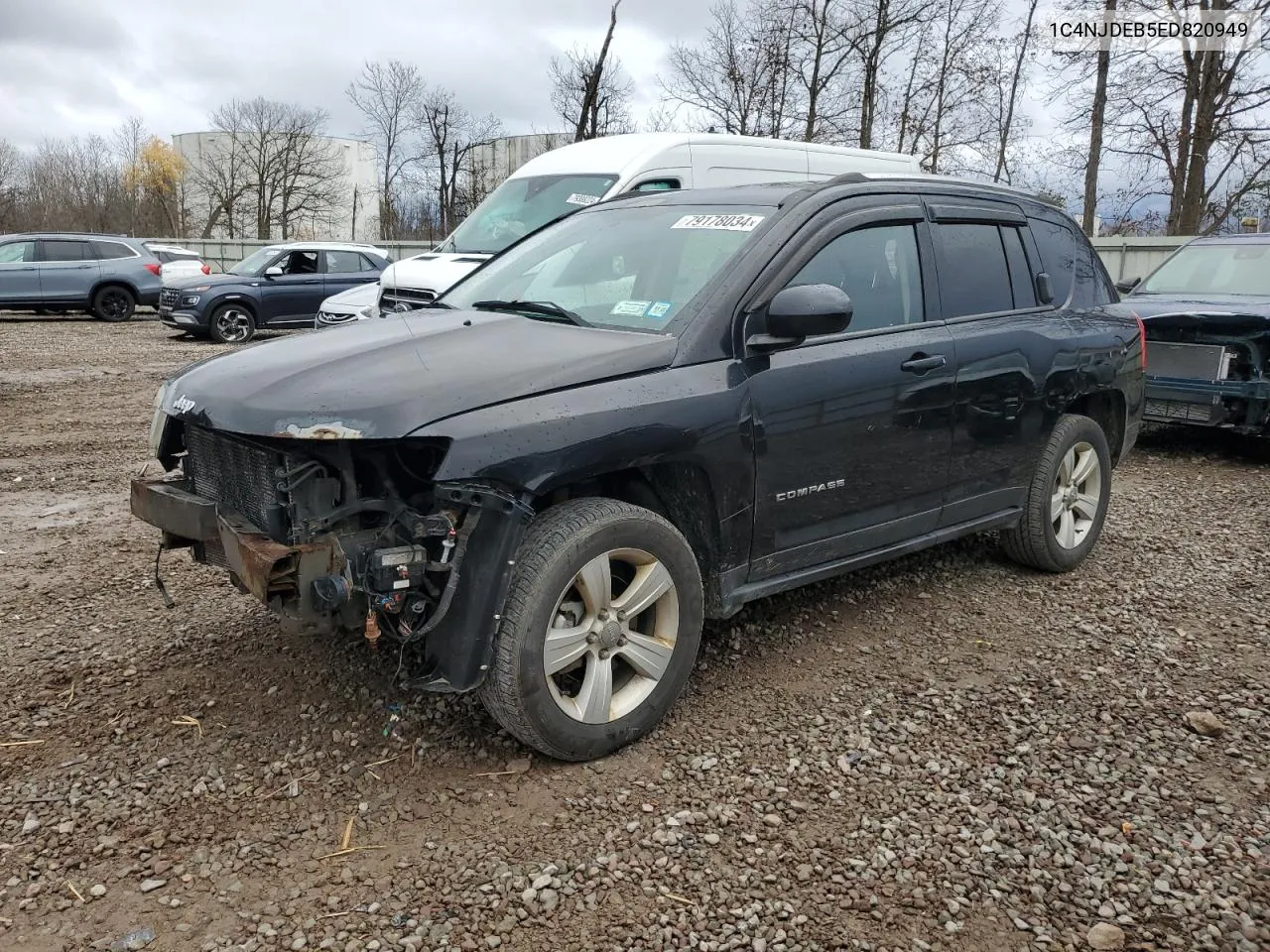 2014 Jeep Compass Latitude VIN: 1C4NJDEB5ED820949 Lot: 79178034