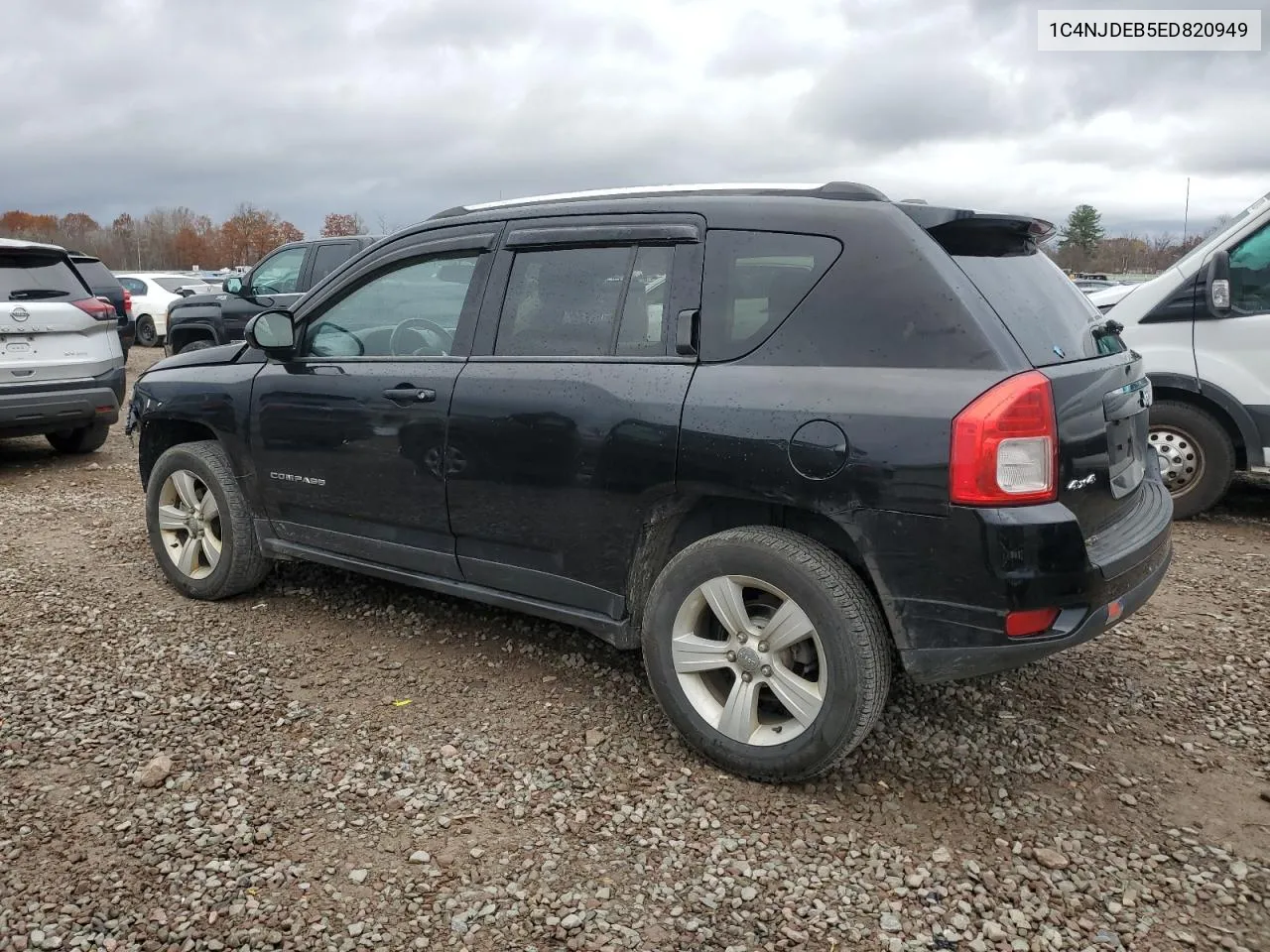 2014 Jeep Compass Latitude VIN: 1C4NJDEB5ED820949 Lot: 79178034