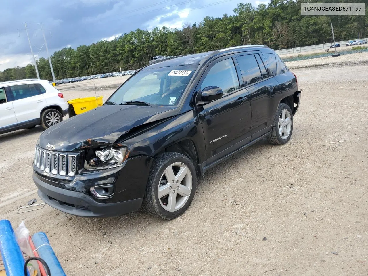 2014 Jeep Compass Latitude VIN: 1C4NJCEA3ED671197 Lot: 79417134