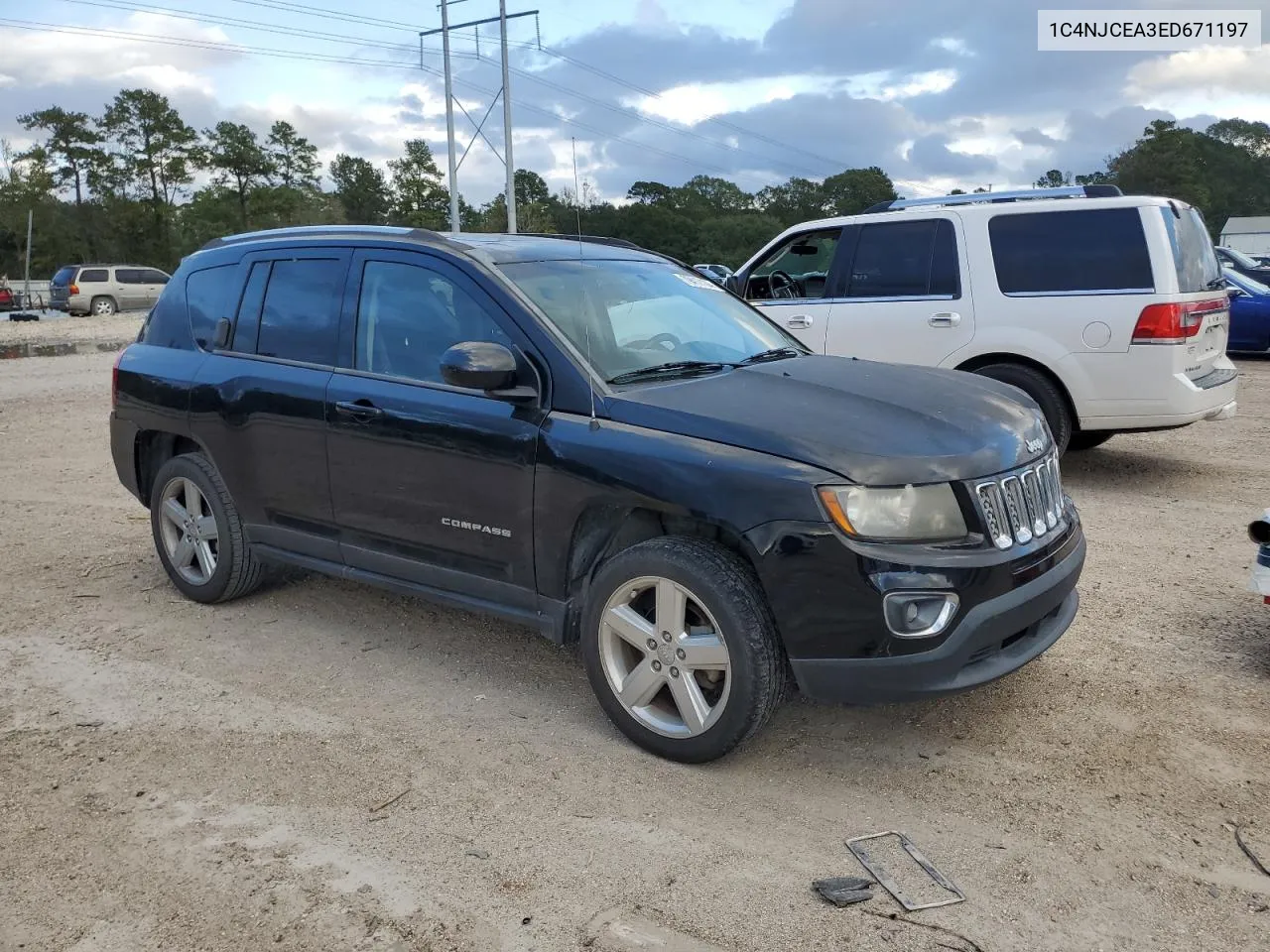 2014 Jeep Compass Latitude VIN: 1C4NJCEA3ED671197 Lot: 79417134