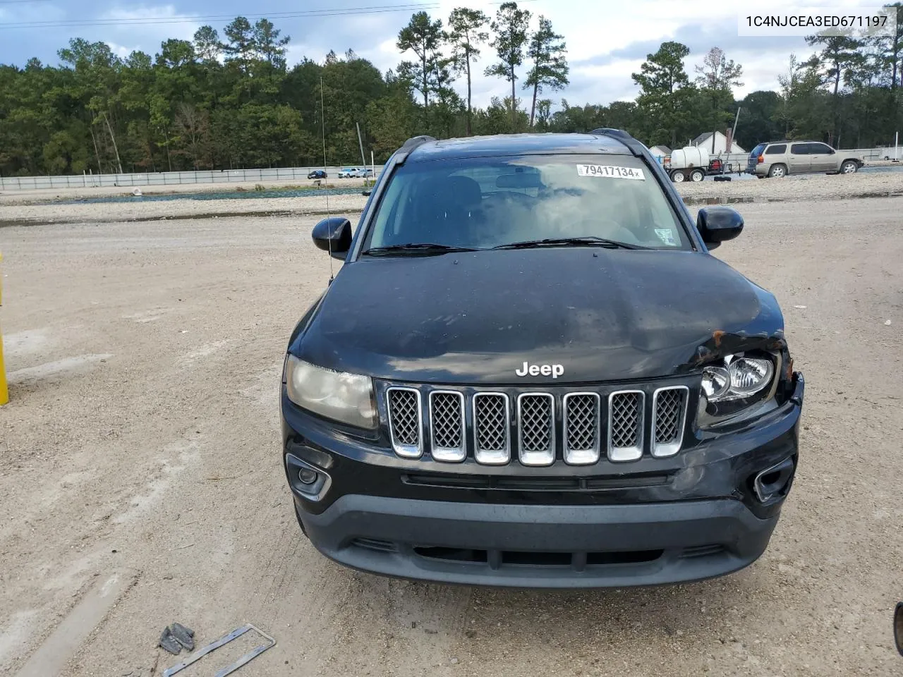 2014 Jeep Compass Latitude VIN: 1C4NJCEA3ED671197 Lot: 79417134