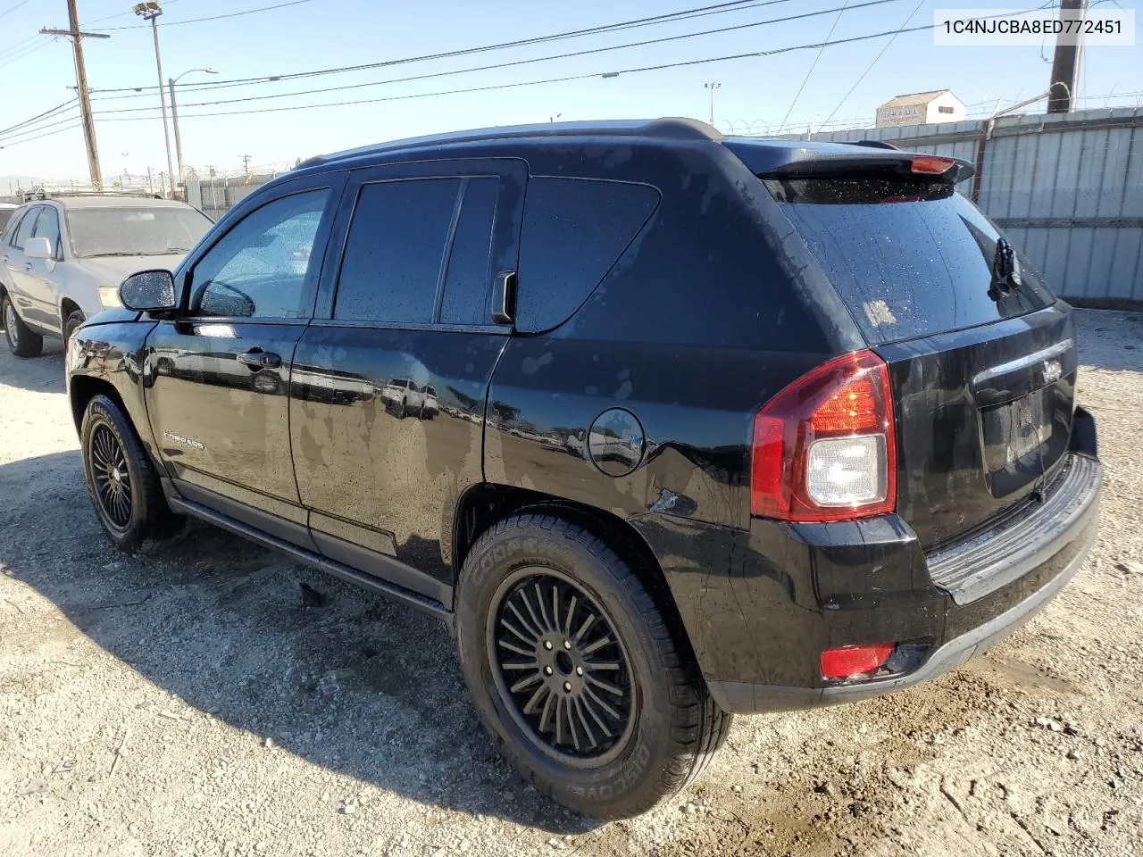 2014 Jeep Compass Sport VIN: 1C4NJCBA8ED772451 Lot: 80948344