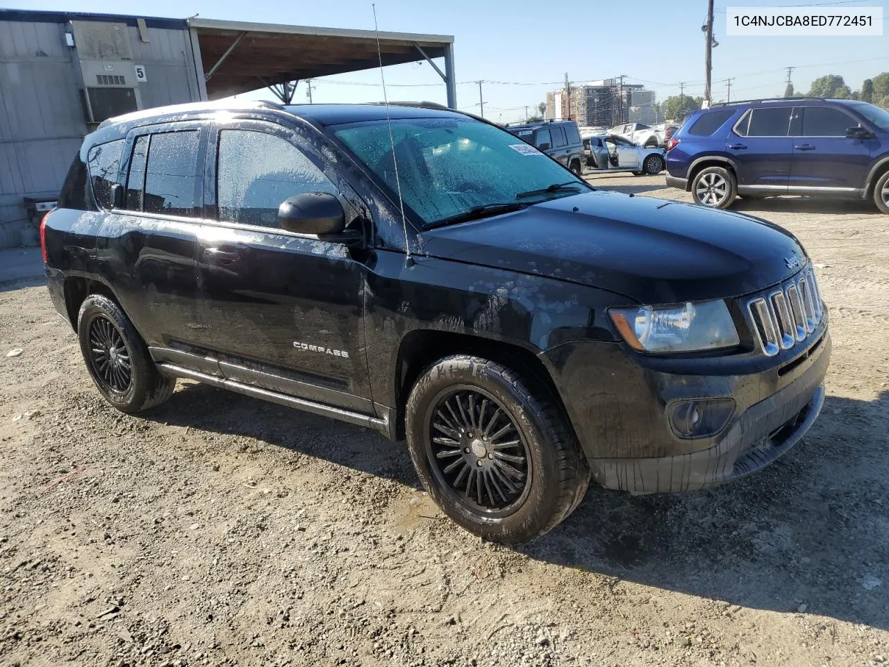 2014 Jeep Compass Sport VIN: 1C4NJCBA8ED772451 Lot: 80948344