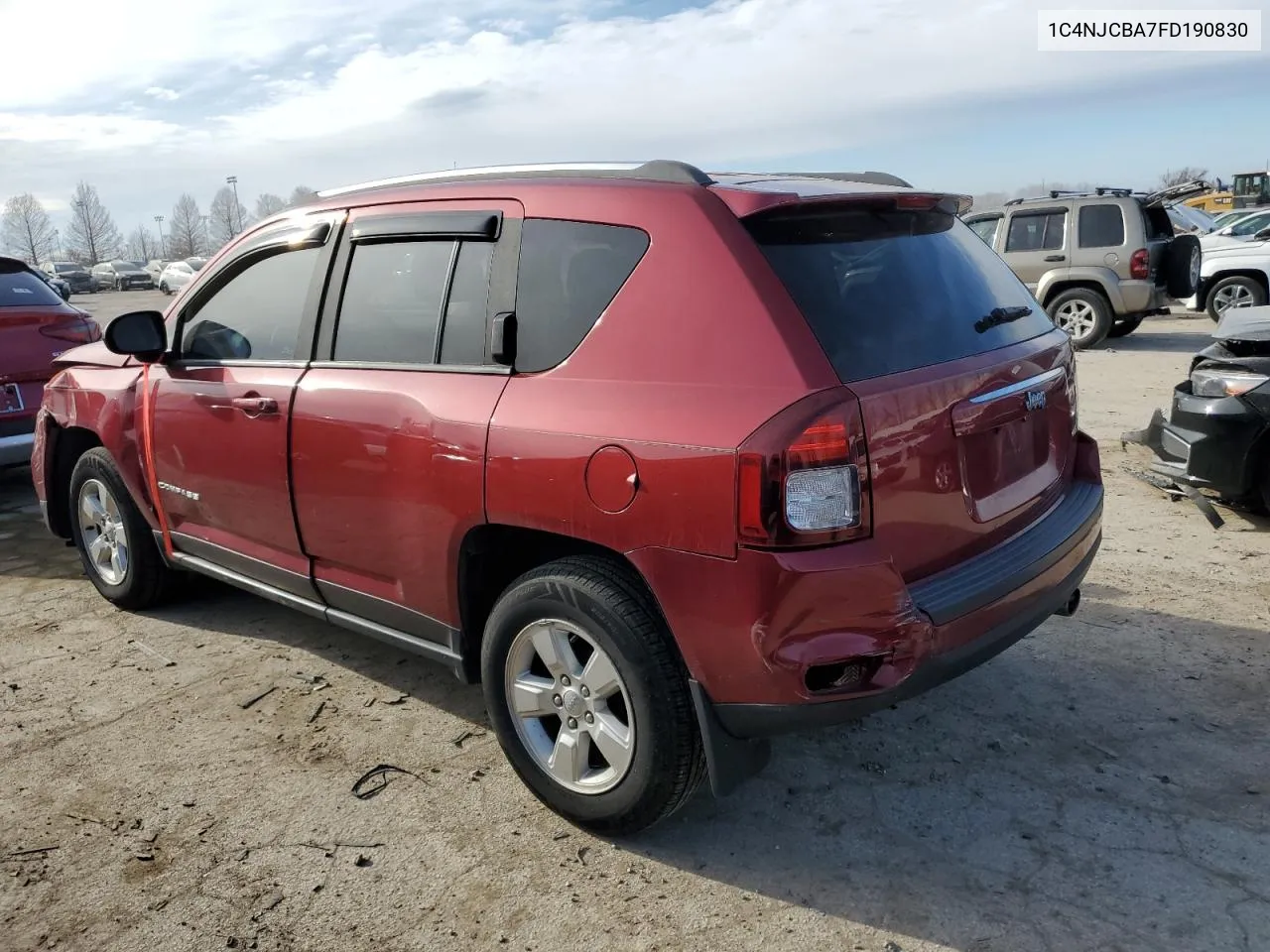 2015 Jeep Compass Sport VIN: 1C4NJCBA7FD190830 Lot: 42603064