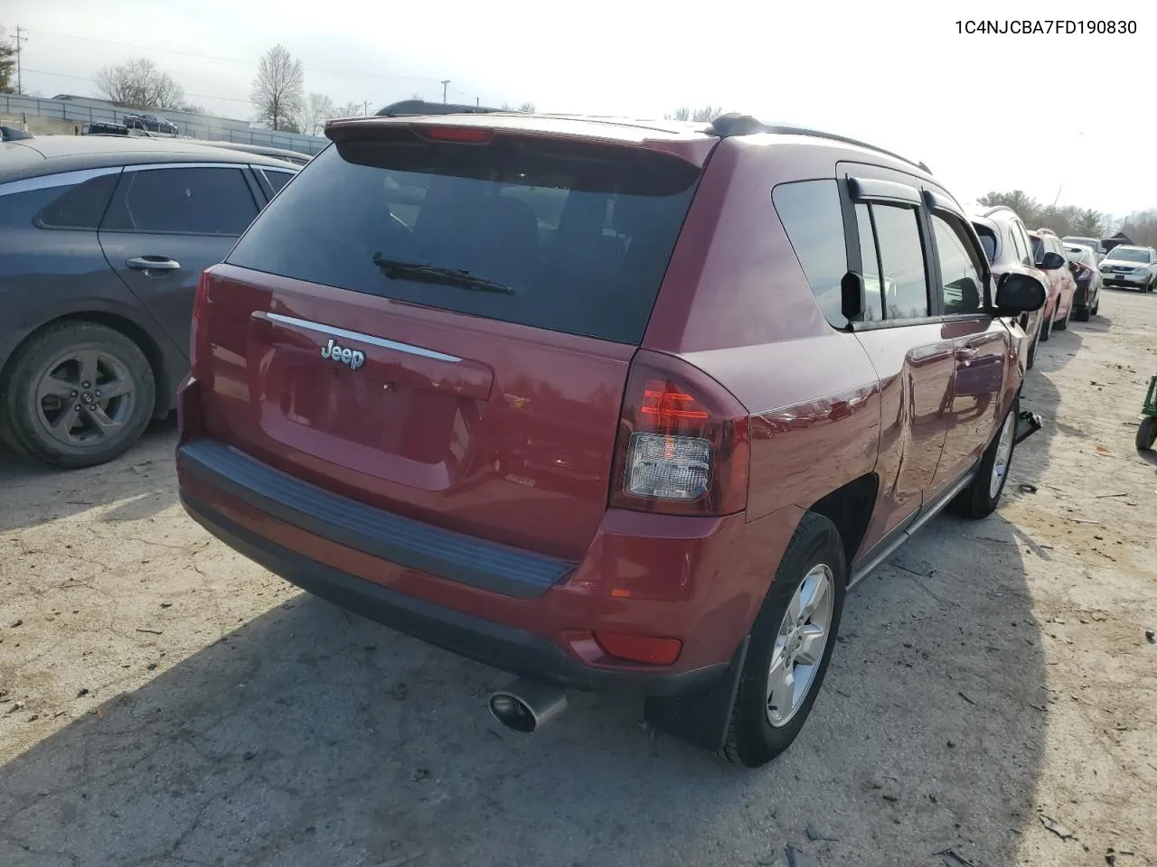 2015 Jeep Compass Sport VIN: 1C4NJCBA7FD190830 Lot: 42603064