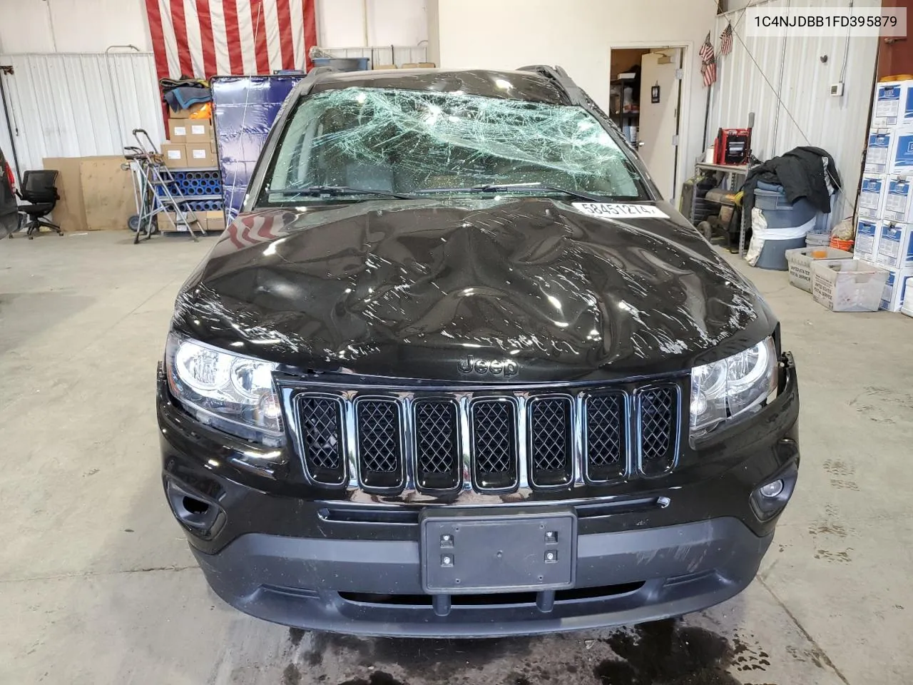 2015 Jeep Compass Sport VIN: 1C4NJDBB1FD395879 Lot: 58451274