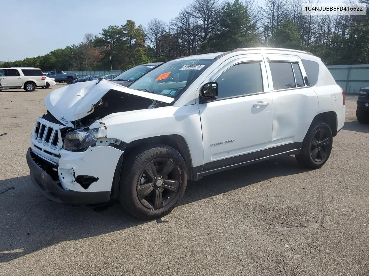 2015 Jeep Compass Sport VIN: 1C4NJDBB5FD416622 Lot: 61096914