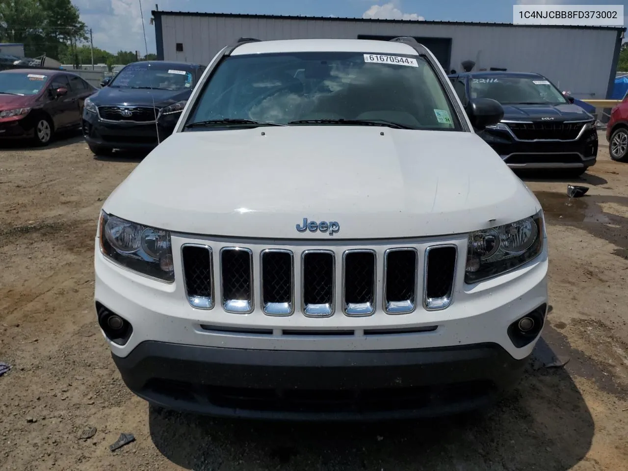 2015 Jeep Compass Sport VIN: 1C4NJCBB8FD373002 Lot: 61670544