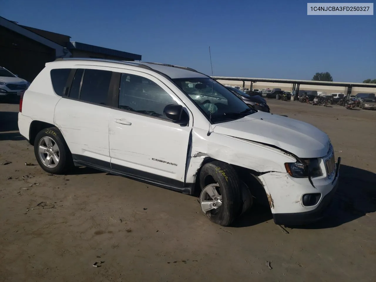 2015 Jeep Compass Sport VIN: 1C4NJCBA3FD250327 Lot: 66243394