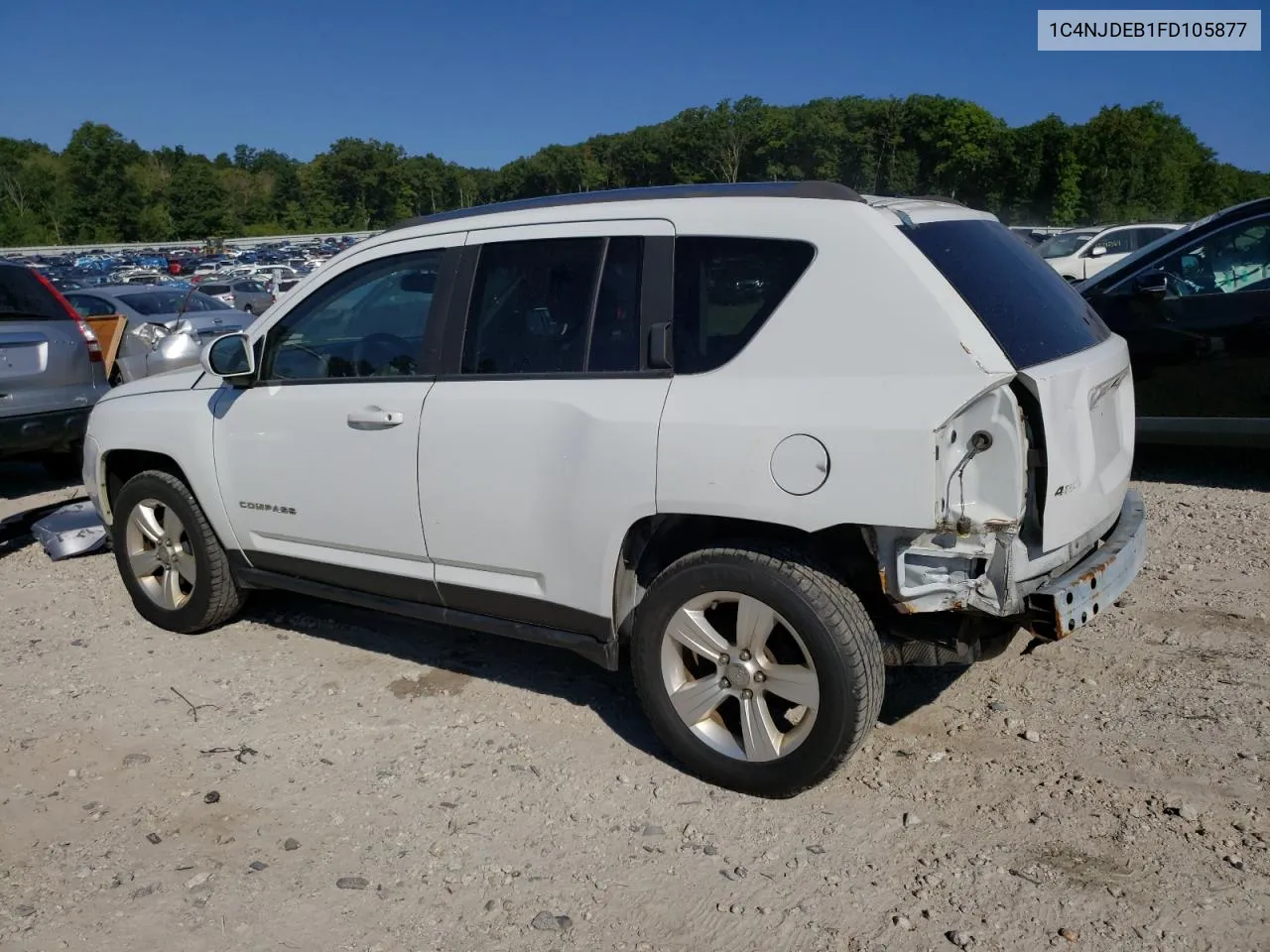 2015 Jeep Compass Latitude VIN: 1C4NJDEB1FD105877 Lot: 68474054