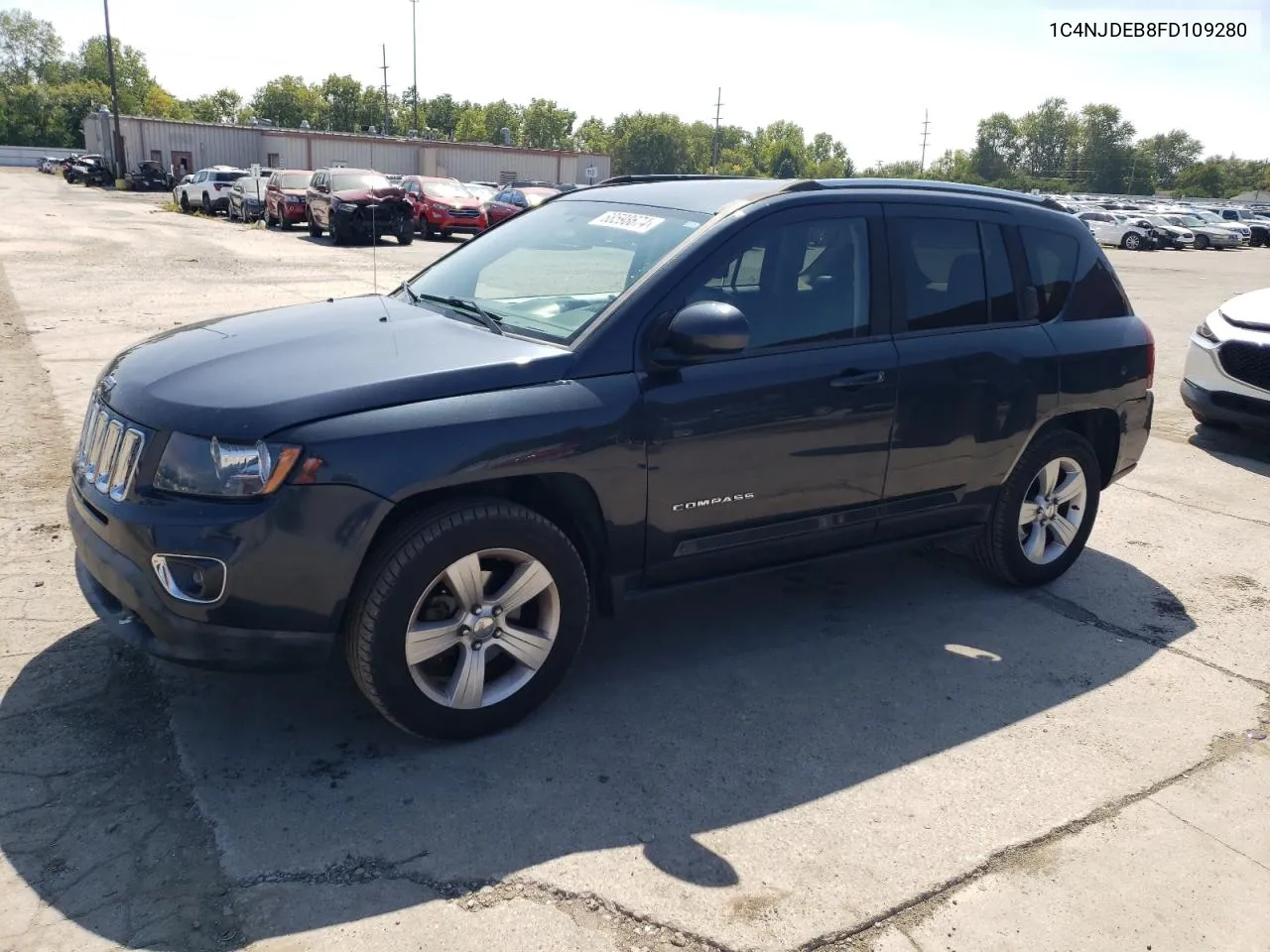 2015 Jeep Compass Latitude VIN: 1C4NJDEB8FD109280 Lot: 68598674