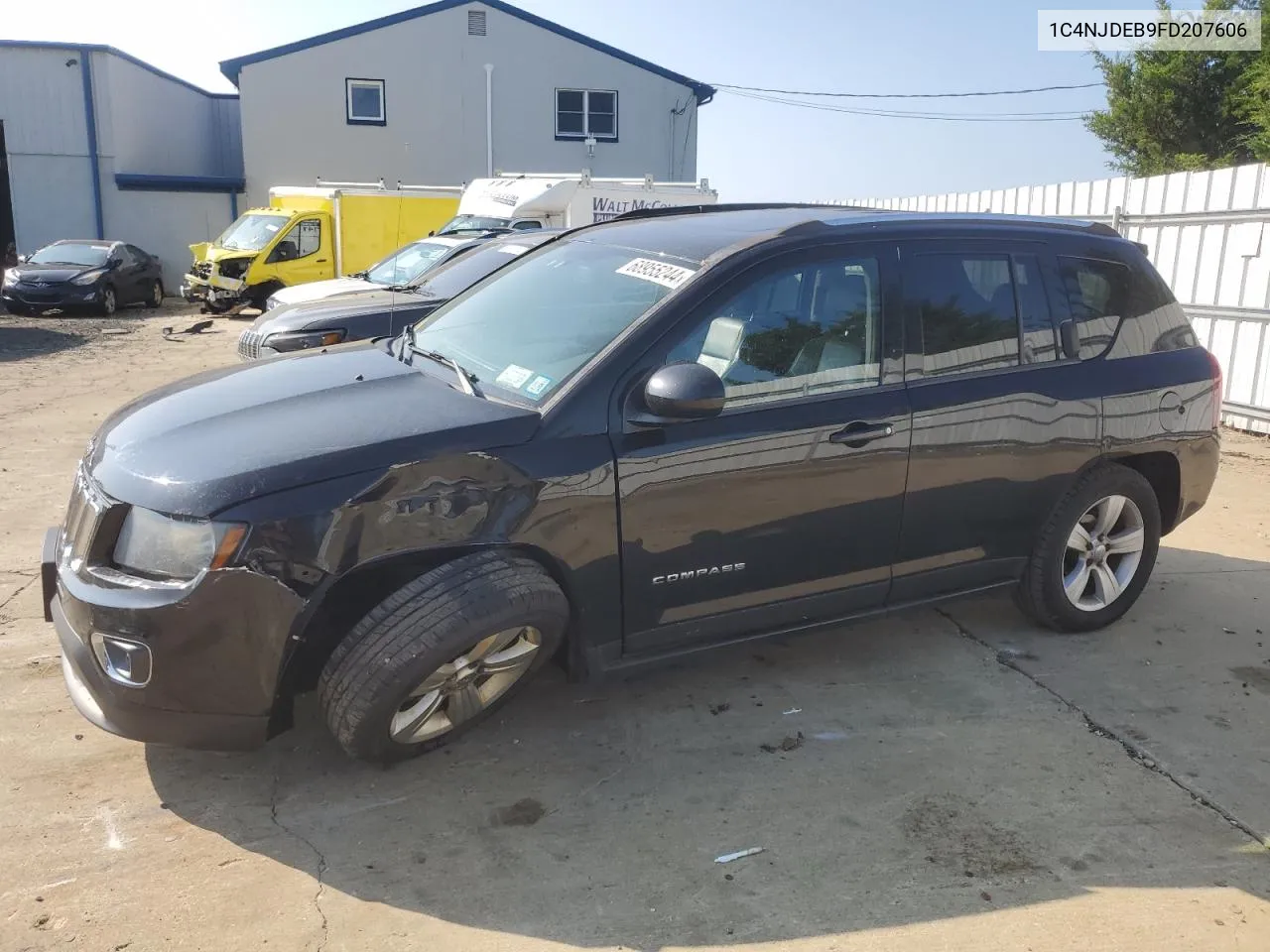 2015 Jeep Compass Latitude VIN: 1C4NJDEB9FD207606 Lot: 68955244