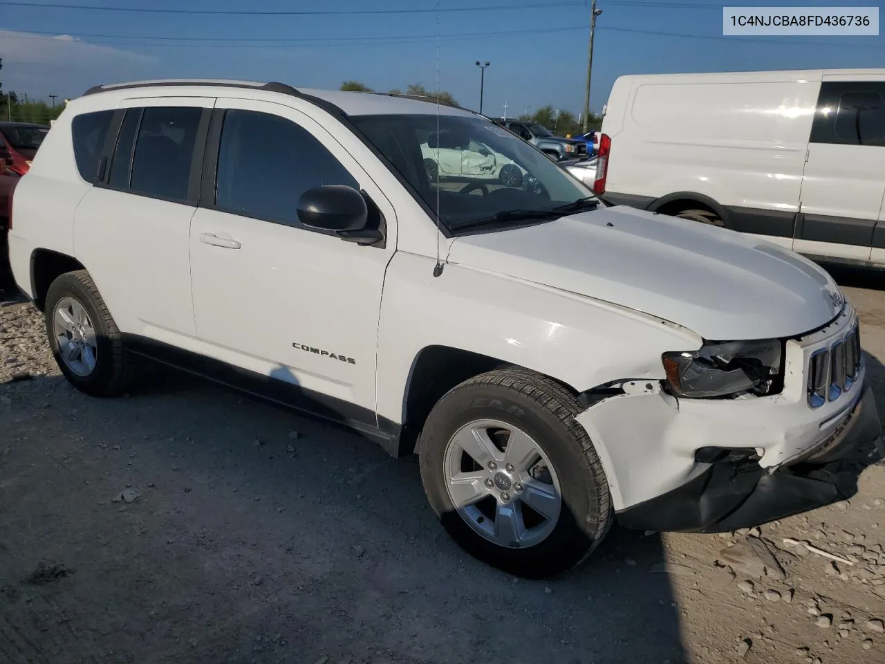 2015 Jeep Compass Sport VIN: 1C4NJCBA8FD436736 Lot: 69520564