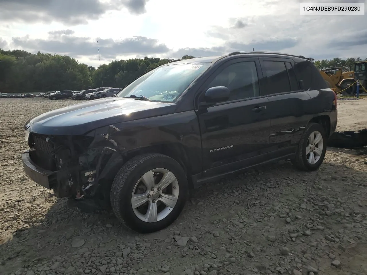 2015 Jeep Compass Latitude VIN: 1C4NJDEB9FD290230 Lot: 69653874