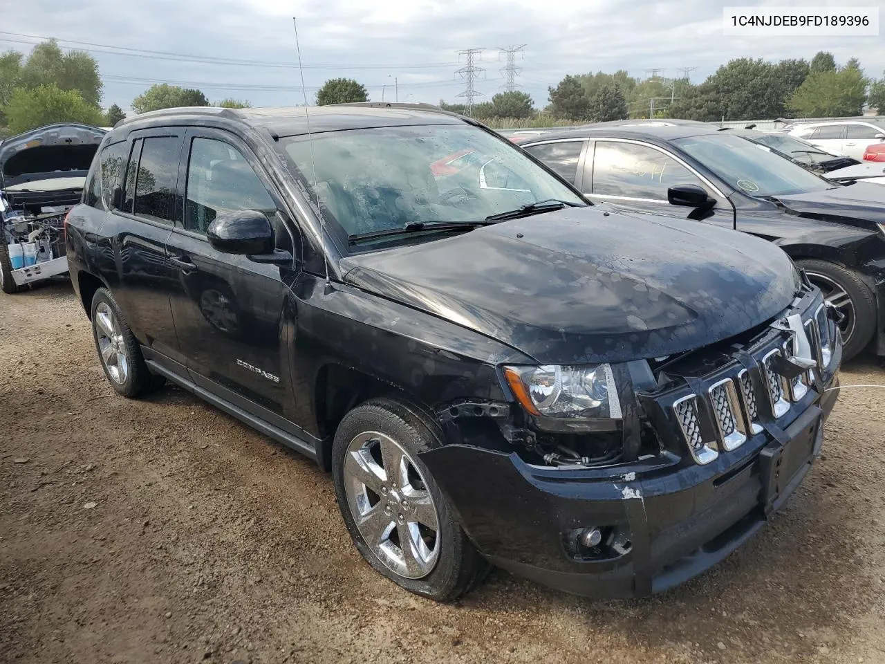 2015 Jeep Compass Latitude VIN: 1C4NJDEB9FD189396 Lot: 70058574