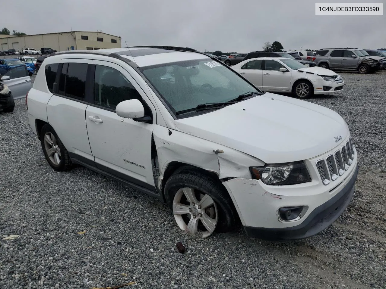 2015 Jeep Compass Latitude VIN: 1C4NJDEB3FD333590 Lot: 71433244