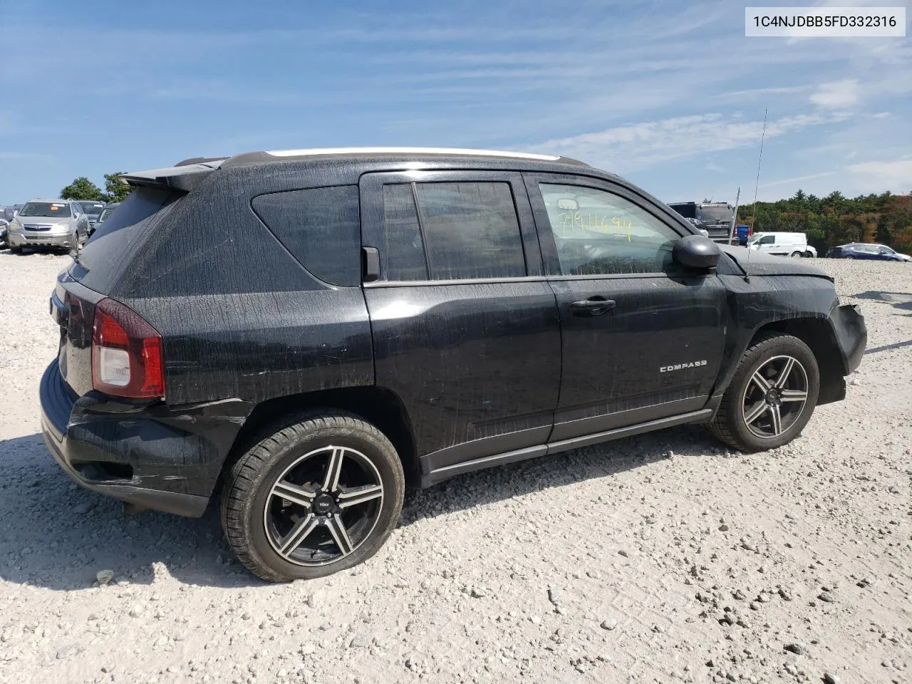 2015 Jeep Compass Sport VIN: 1C4NJDBB5FD332316 Lot: 71911694