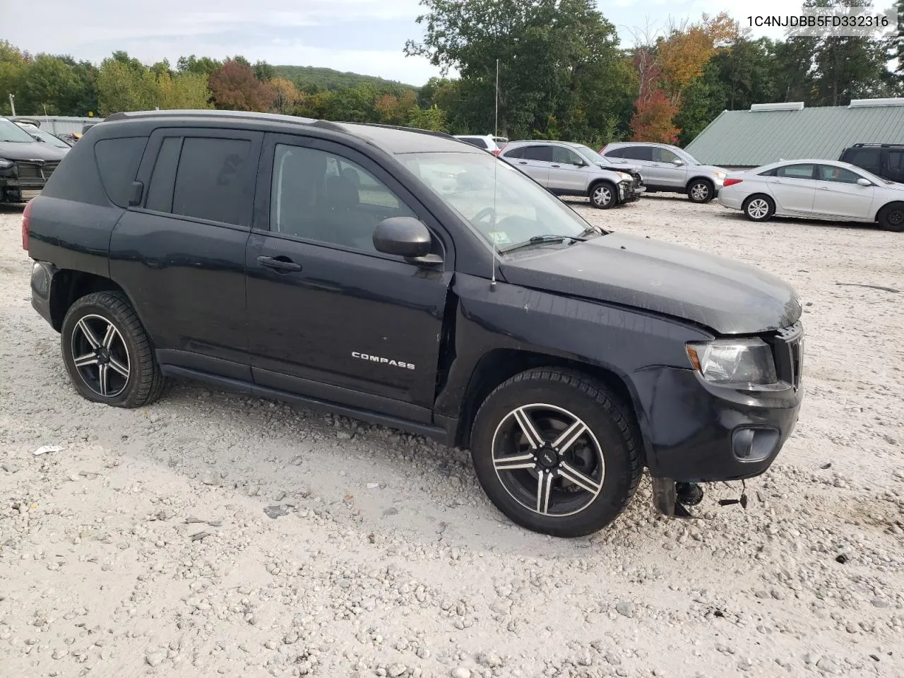 2015 Jeep Compass Sport VIN: 1C4NJDBB5FD332316 Lot: 71911694