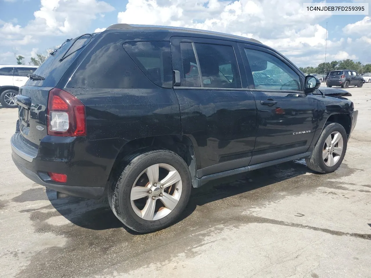 2015 Jeep Compass Latitude VIN: 1C4NJDEB7FD259395 Lot: 72472684