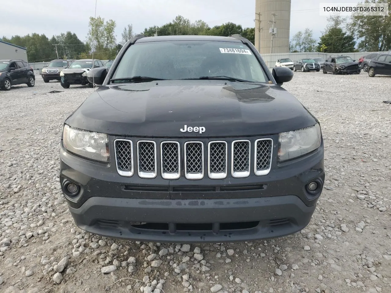 2015 Jeep Compass Latitude VIN: 1C4NJDEB3FD365312 Lot: 73481694