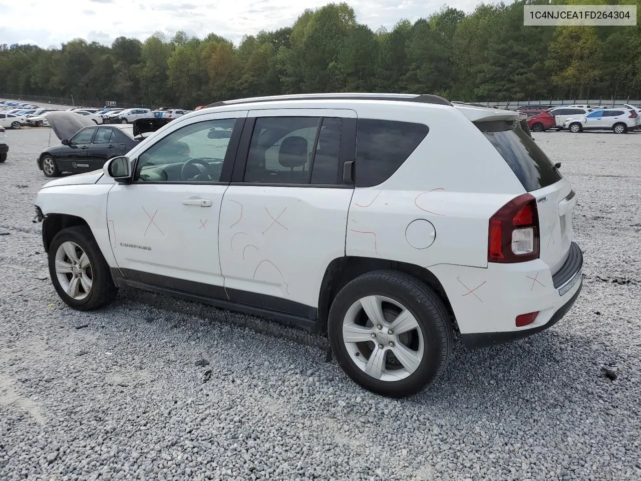 2015 Jeep Compass Latitude VIN: 1C4NJCEA1FD264304 Lot: 73587844