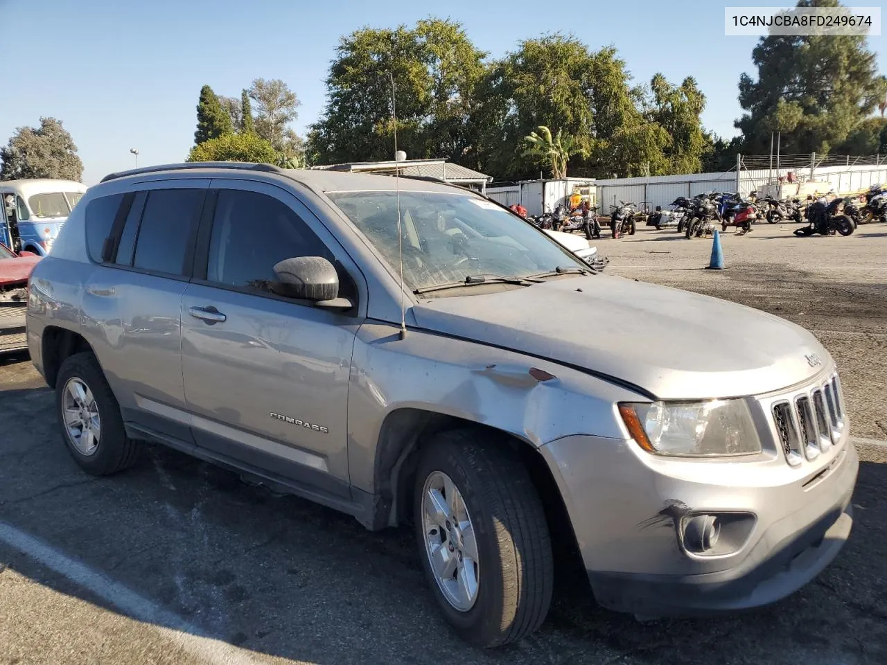 2015 Jeep Compass Sport VIN: 1C4NJCBA8FD249674 Lot: 73998124