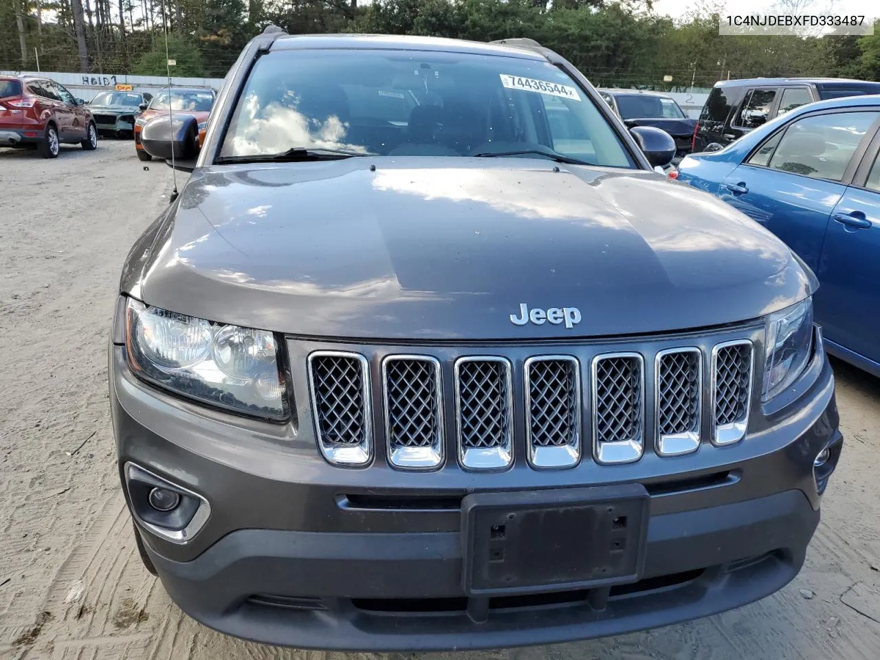 2015 Jeep Compass Latitude VIN: 1C4NJDEBXFD333487 Lot: 74436544