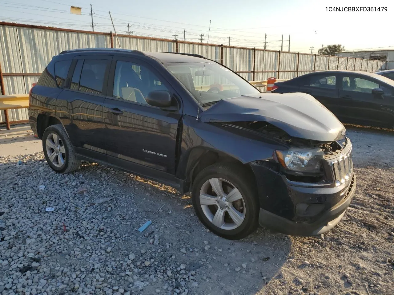 2015 Jeep Compass Sport VIN: 1C4NJCBBXFD361479 Lot: 74856114