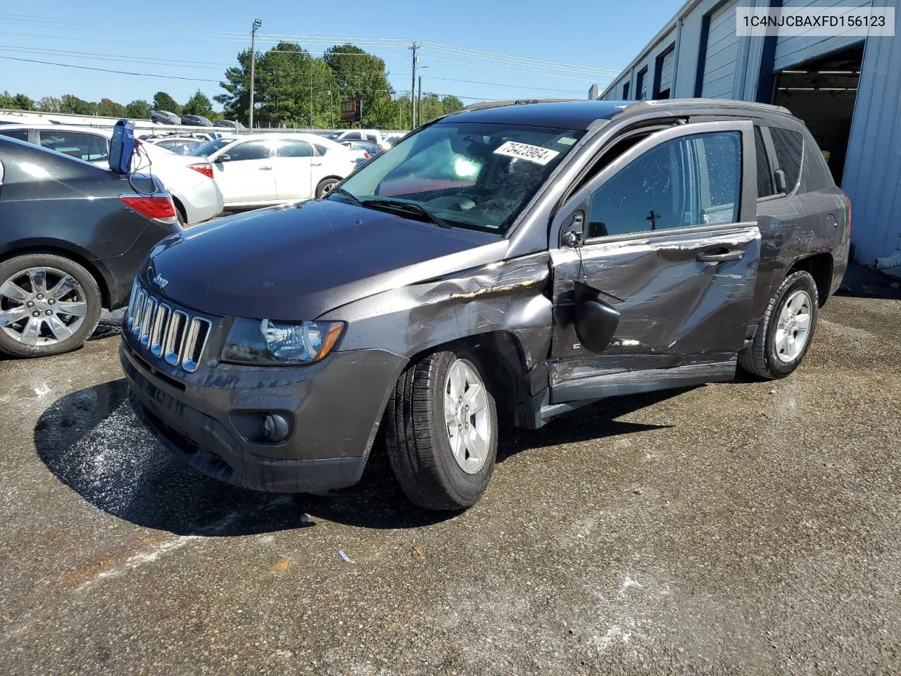 2015 Jeep Compass Sport VIN: 1C4NJCBAXFD156123 Lot: 75423964