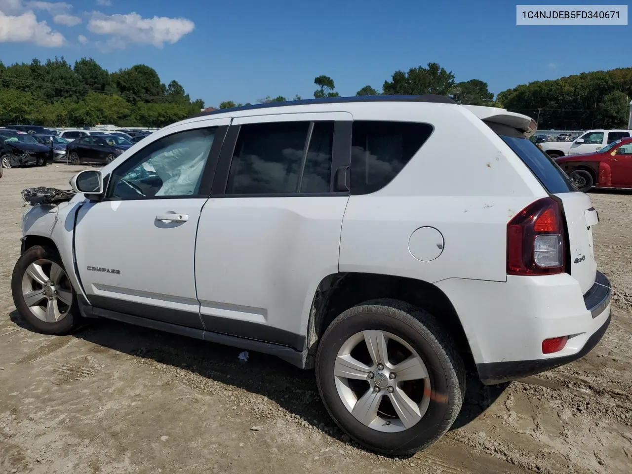 2015 Jeep Compass Latitude VIN: 1C4NJDEB5FD340671 Lot: 76108334