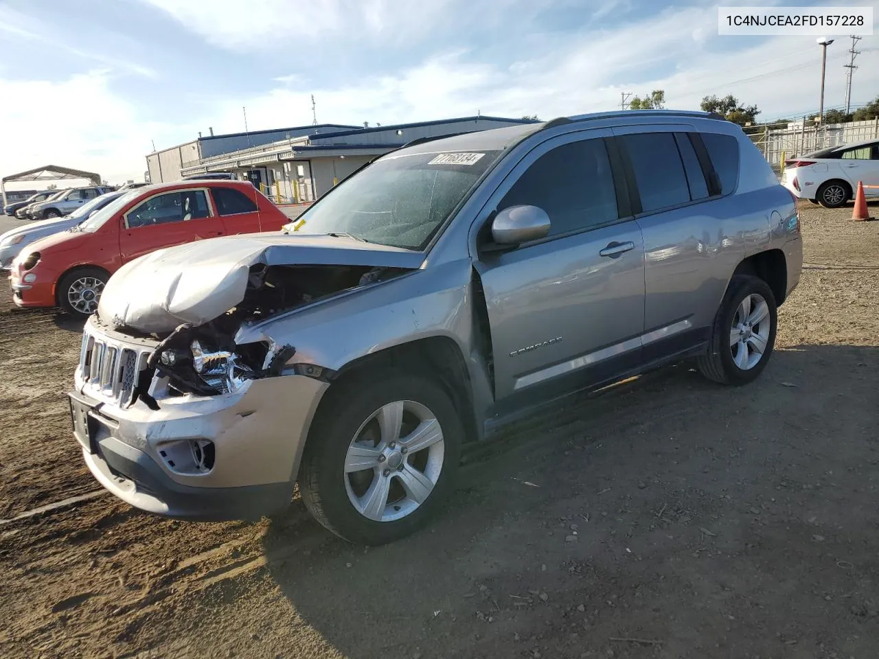 2015 Jeep Compass Latitude VIN: 1C4NJCEA2FD157228 Lot: 77168134