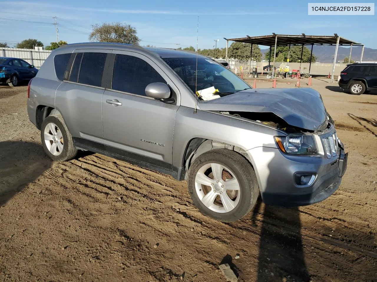 2015 Jeep Compass Latitude VIN: 1C4NJCEA2FD157228 Lot: 77168134