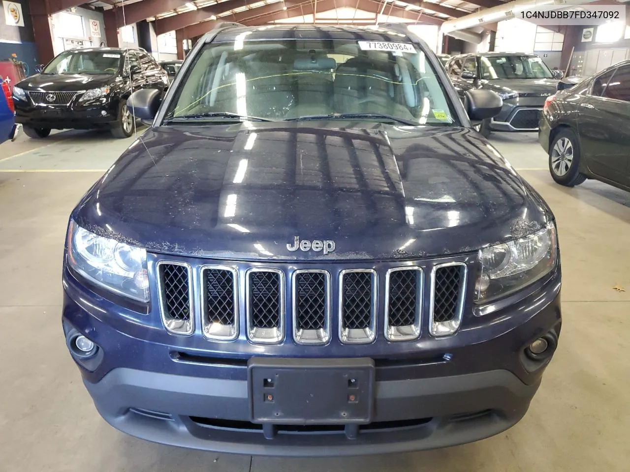 2015 Jeep Compass Sport VIN: 1C4NJDBB7FD347092 Lot: 77380984