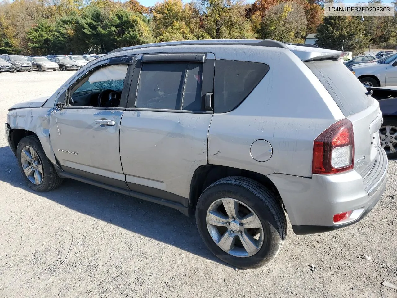 2015 Jeep Compass Latitude VIN: 1C4NJDEB7FD208303 Lot: 78203814