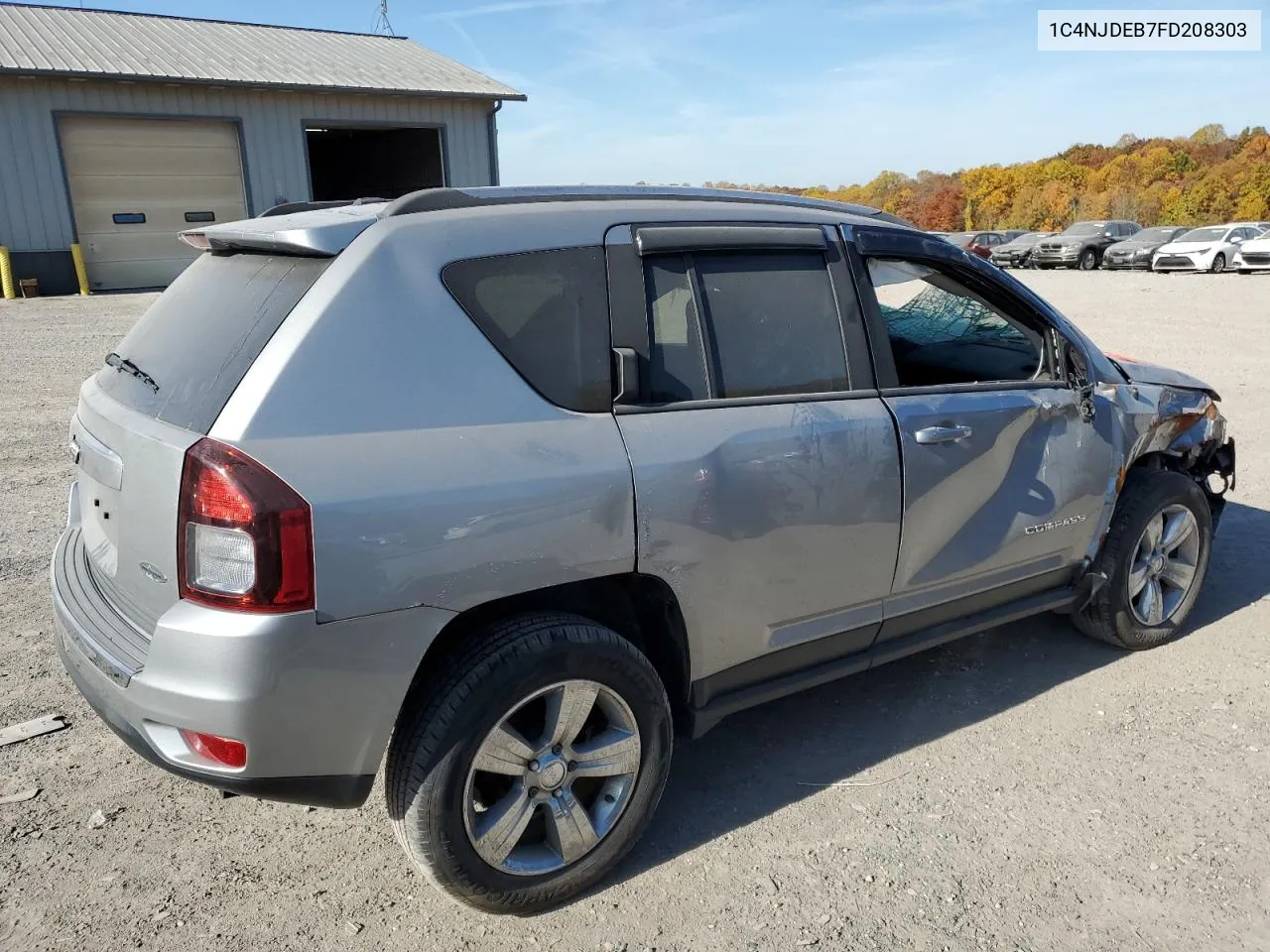 2015 Jeep Compass Latitude VIN: 1C4NJDEB7FD208303 Lot: 78203814