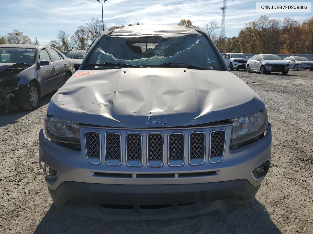 2015 Jeep Compass Latitude VIN: 1C4NJDEB7FD208303 Lot: 78203814