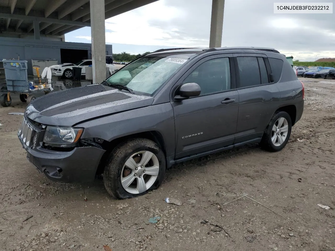 2015 Jeep Compass Latitude VIN: 1C4NJDEB3FD232212 Lot: 79089364