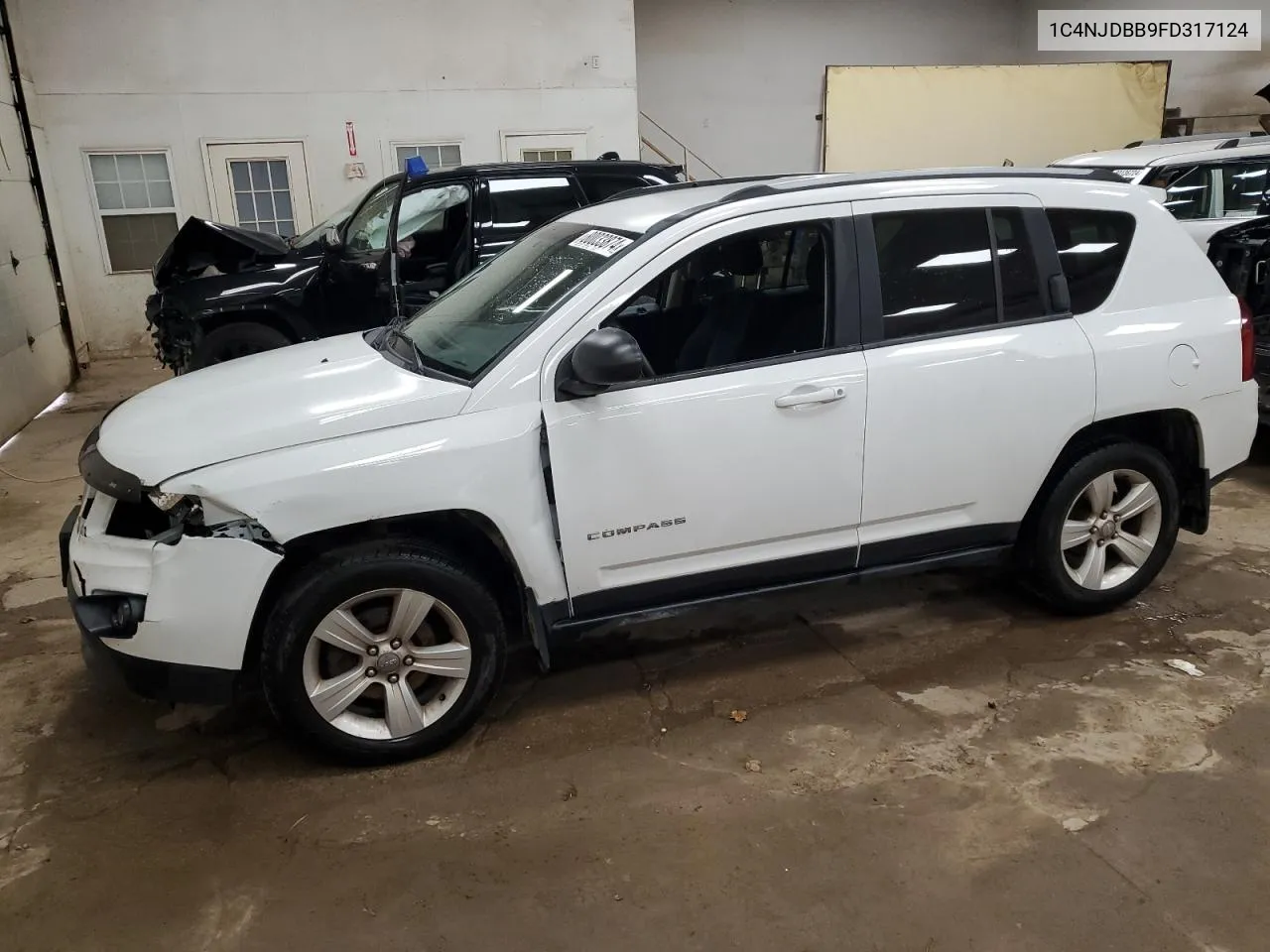 2015 Jeep Compass Sport VIN: 1C4NJDBB9FD317124 Lot: 80033874