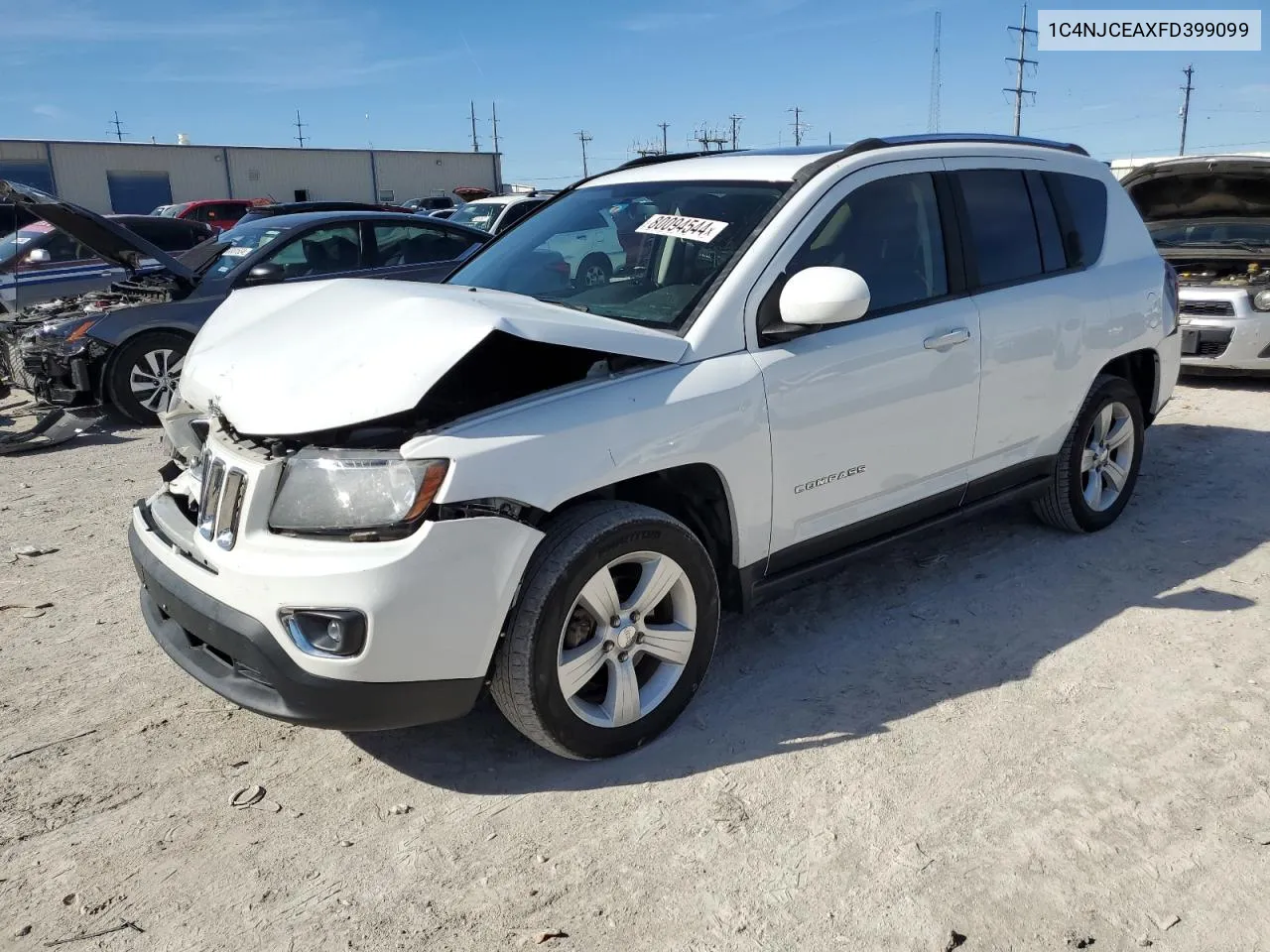 2015 Jeep Compass Latitude VIN: 1C4NJCEAXFD399099 Lot: 80094544