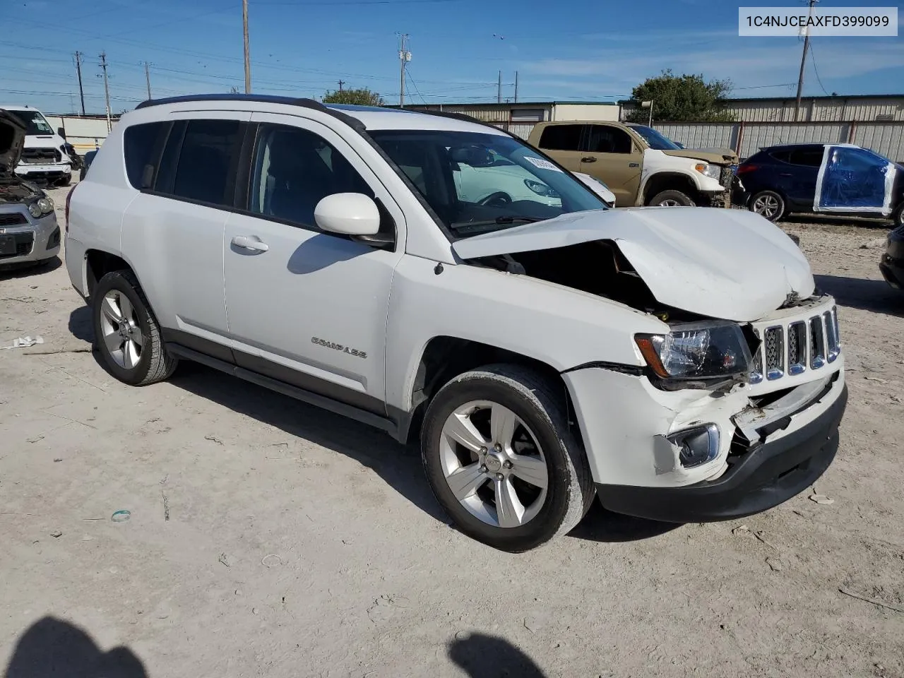 2015 Jeep Compass Latitude VIN: 1C4NJCEAXFD399099 Lot: 80094544