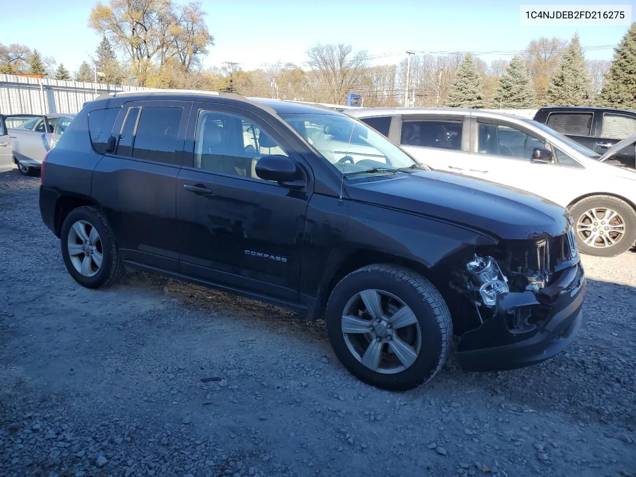 2015 Jeep Compass Latitude VIN: 1C4NJDEB2FD216275 Lot: 80678104