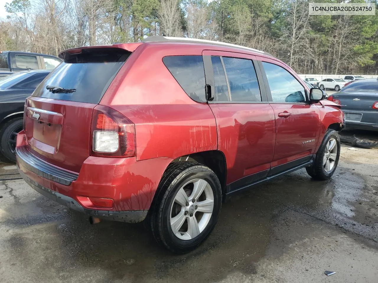 1C4NJCBA2GD524750 2016 Jeep Compass Sport