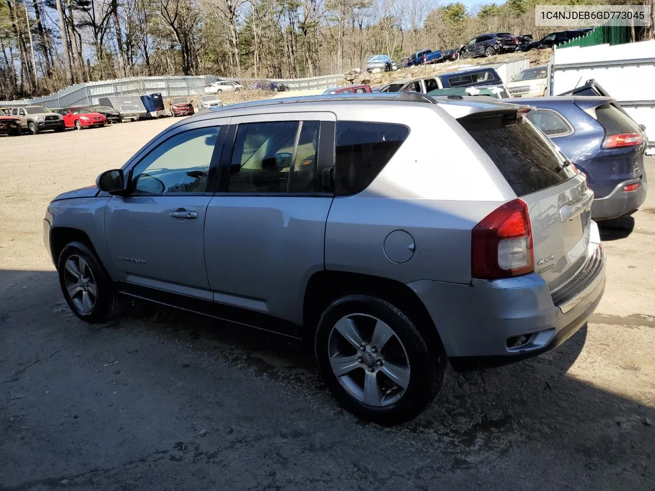 2016 Jeep Compass Latitude VIN: 1C4NJDEB6GD773045 Lot: 49034494