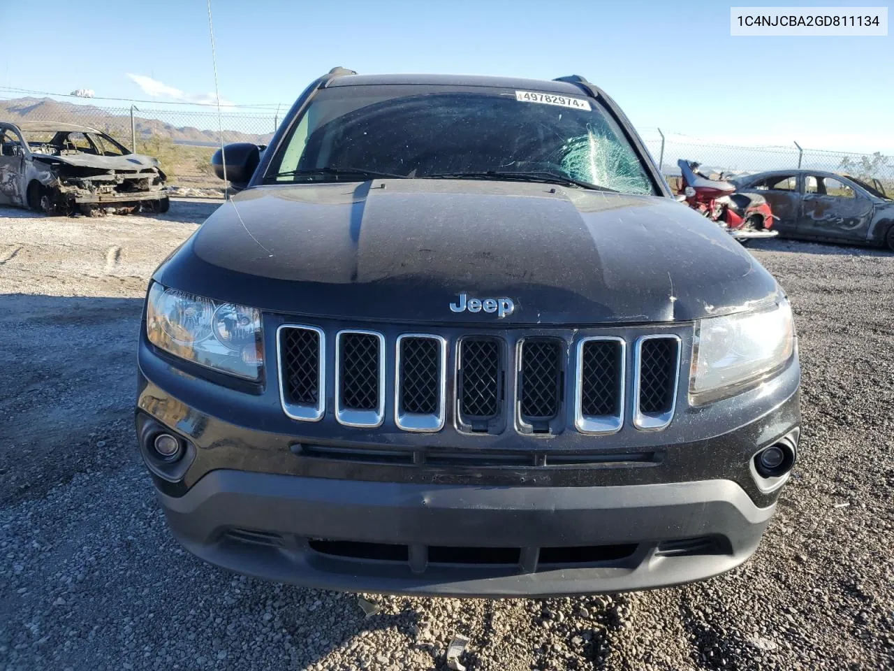 1C4NJCBA2GD811134 2016 Jeep Compass Sport