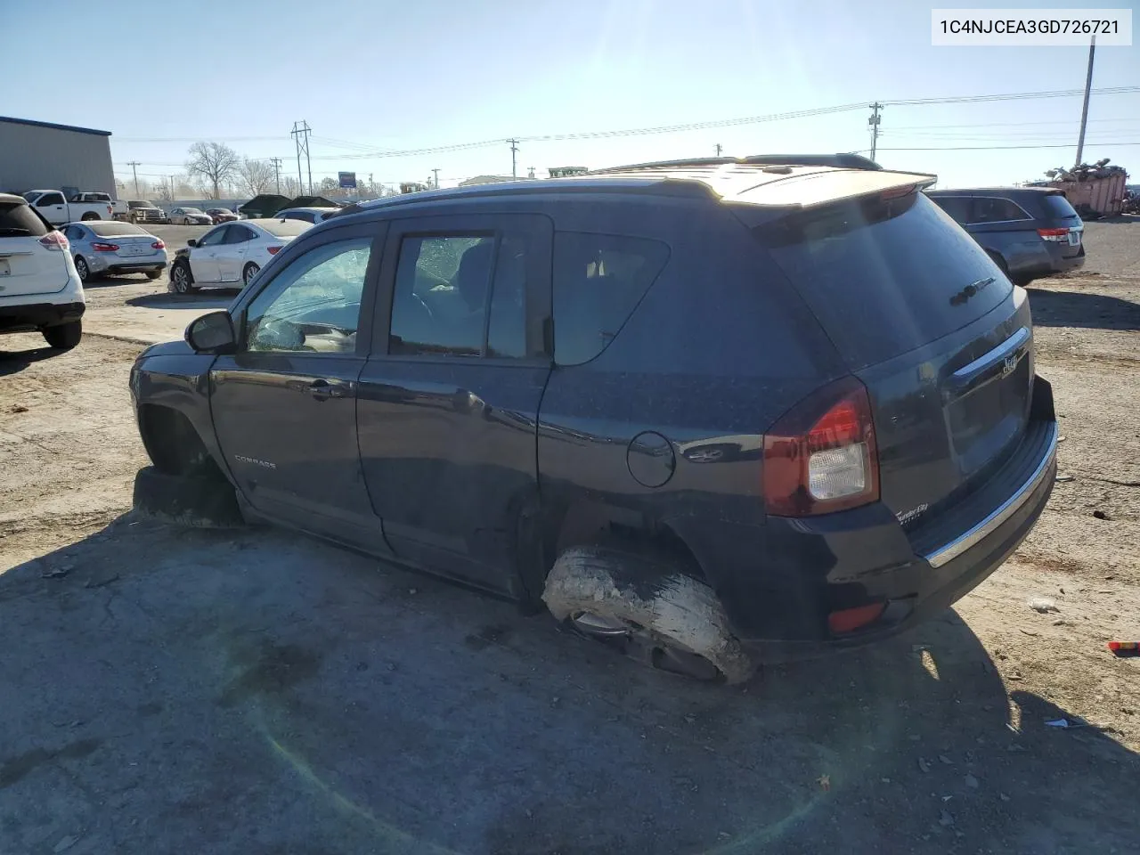 2016 Jeep Compass Latitude VIN: 1C4NJCEA3GD726721 Lot: 50835224