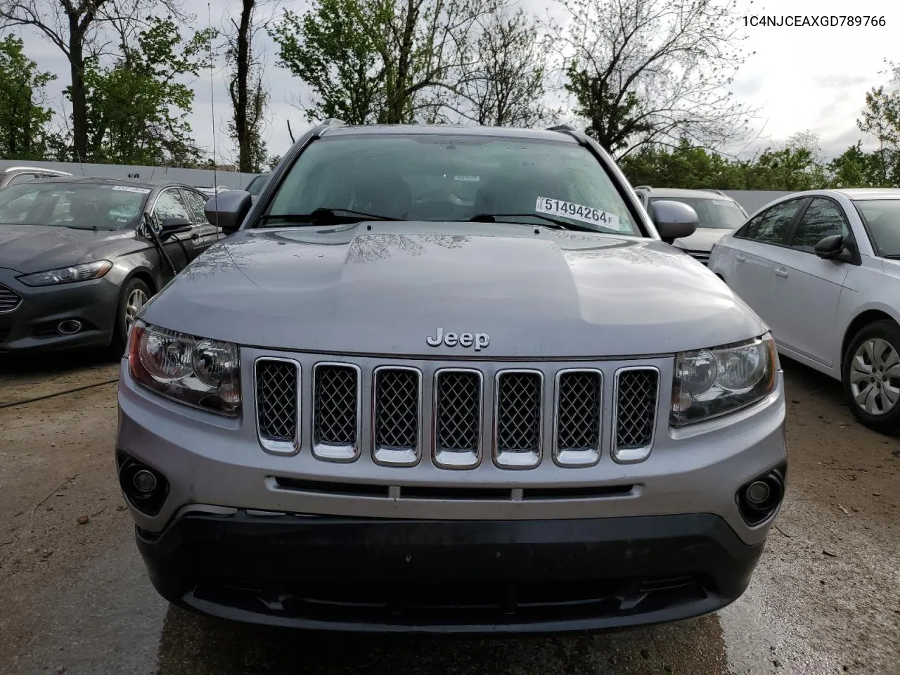 2016 Jeep Compass Latitude VIN: 1C4NJCEAXGD789766 Lot: 51494264